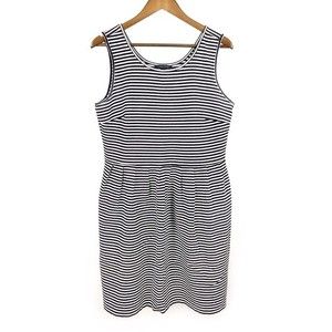 Tommy Hilfiger Striped Ribbed Knit Dress